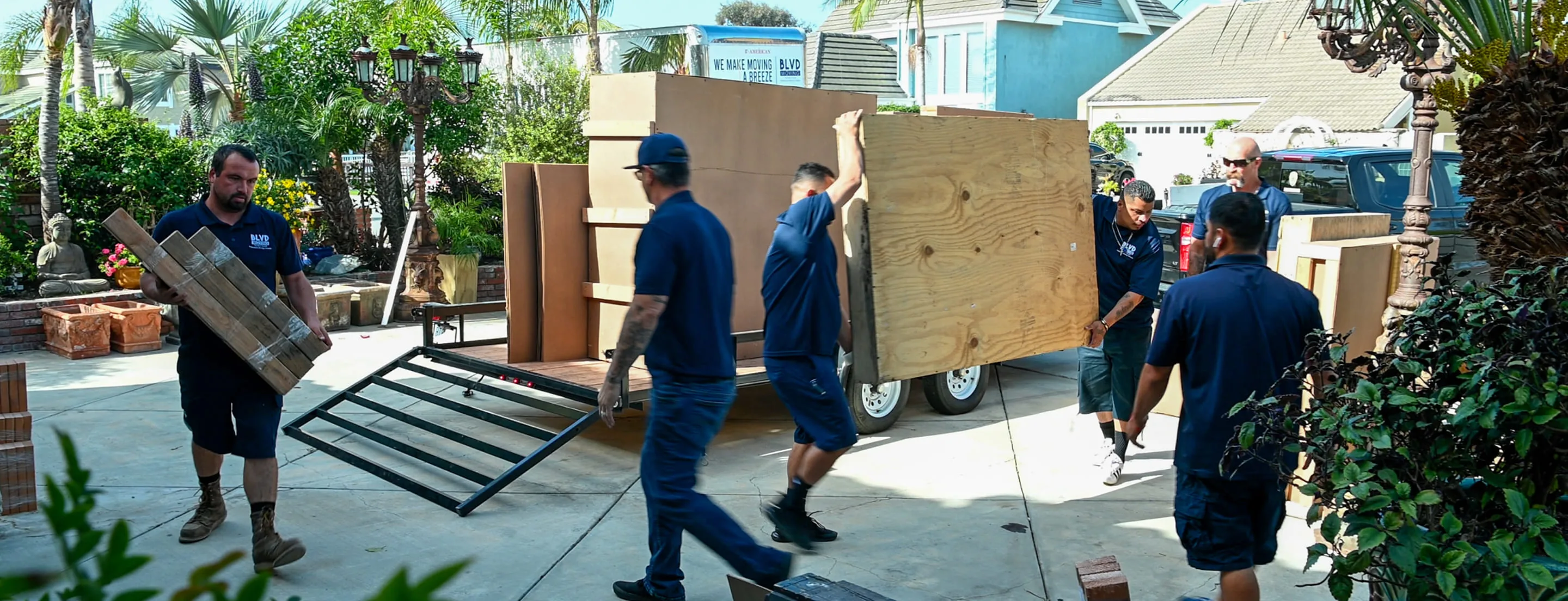 BLVD Moving and LA Clippers business partnership presentation