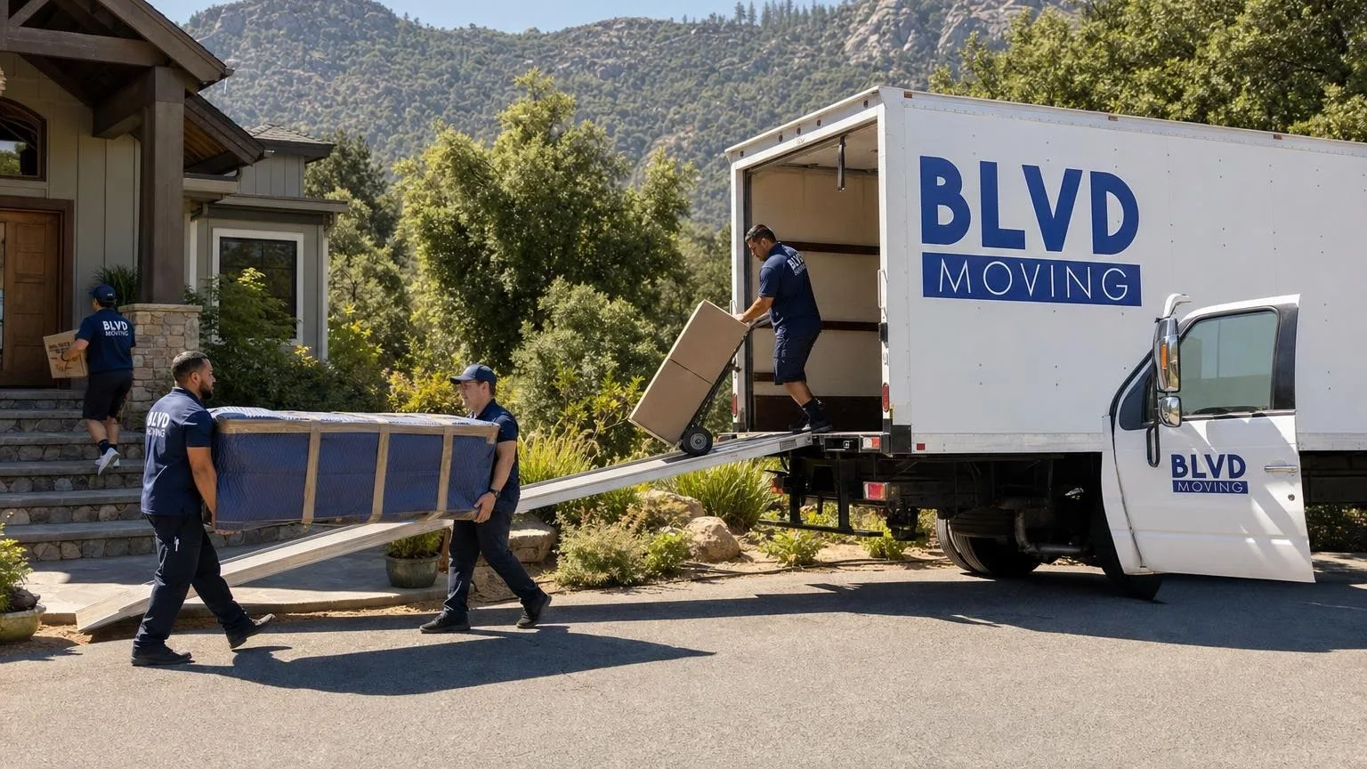 Mariposa County movers - BLVD Moving