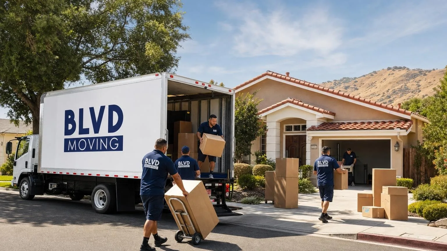 San Benito County movers - BLVD Moving