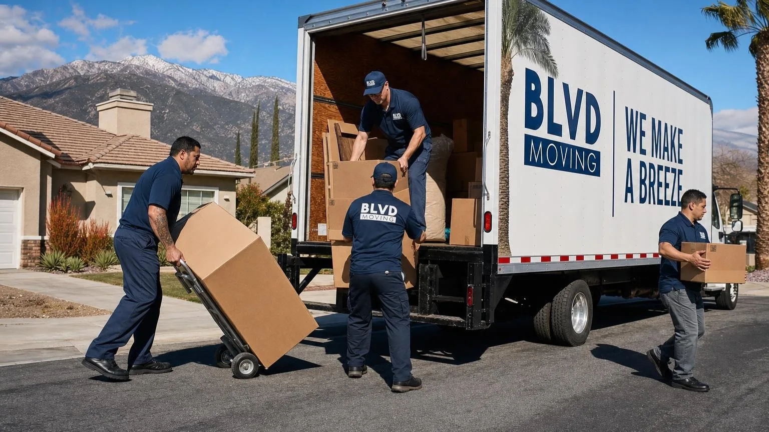 San Bernardino County movers - BLVD Moving