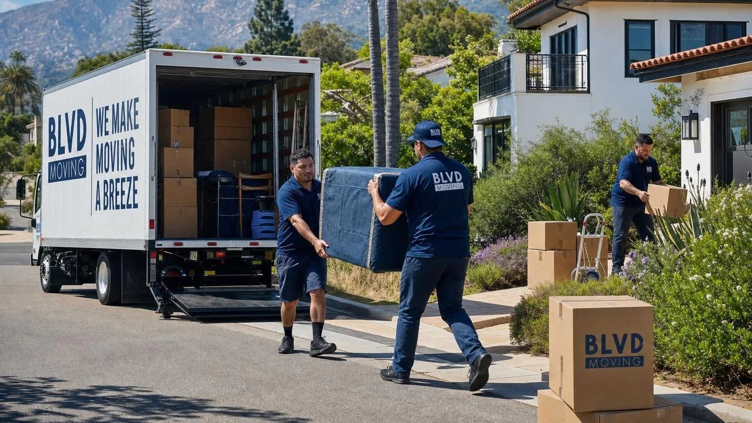 Santa Barbara County movers - BLVD Moving