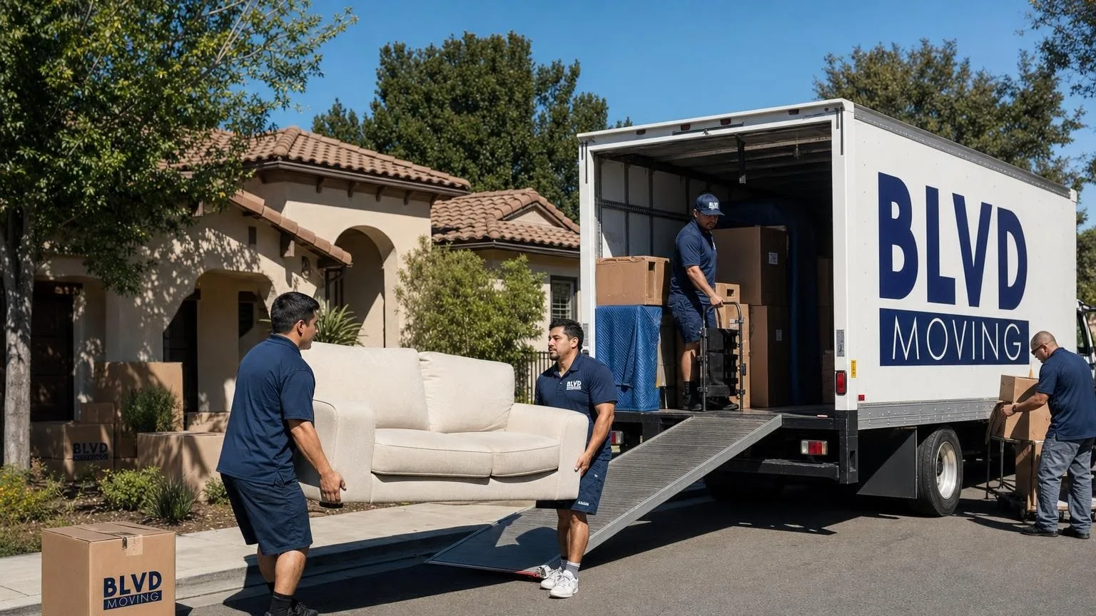 Tulare County movers - BLVD Moving