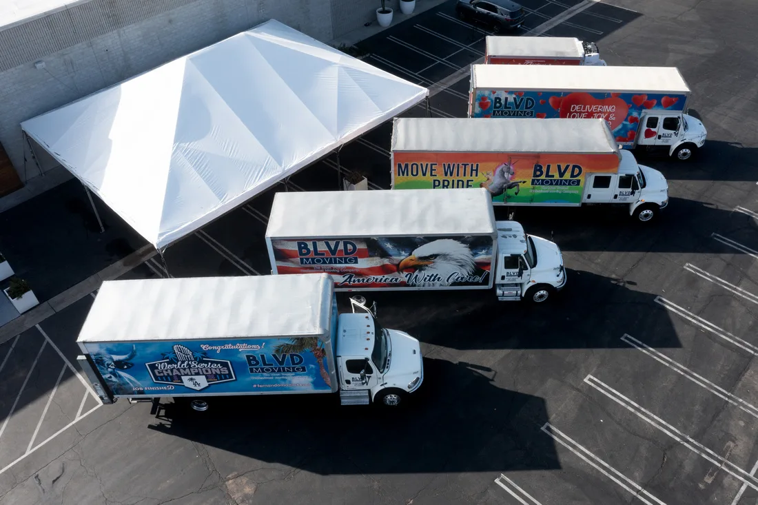 BLVD fleet aerial